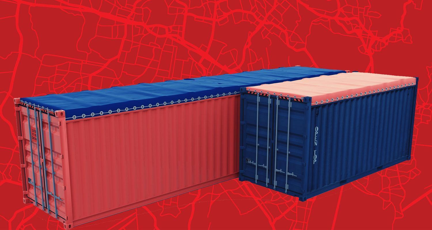 40ft Open top shipping container