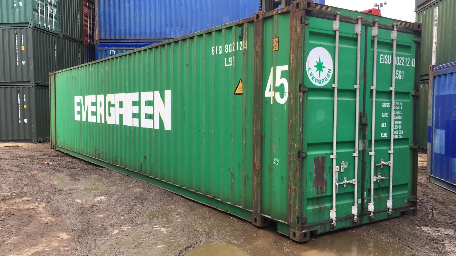 45ft high cube containers