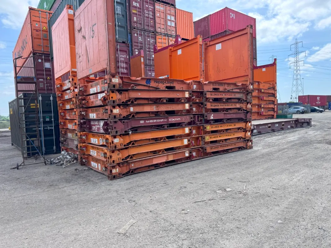 20ft flat rack container