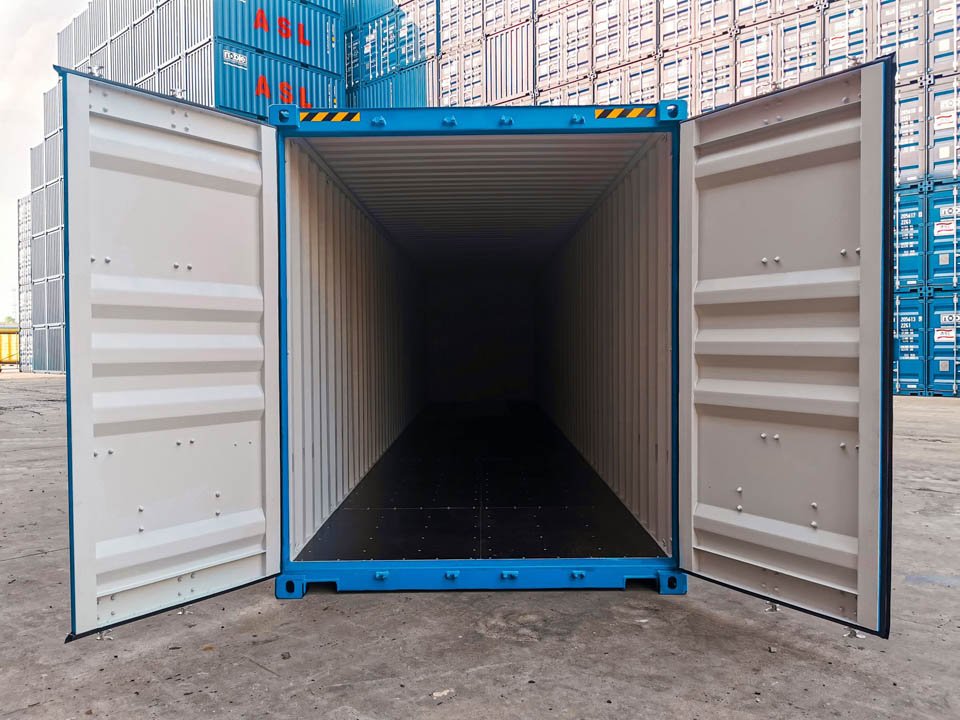 inside a 20ft container